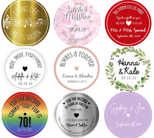Record Label Stickers