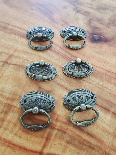 Metal Drawer handle drop ring pull