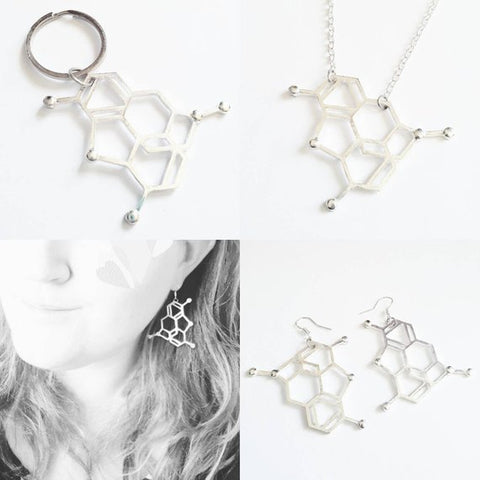 Morphine Molecule Jewellery