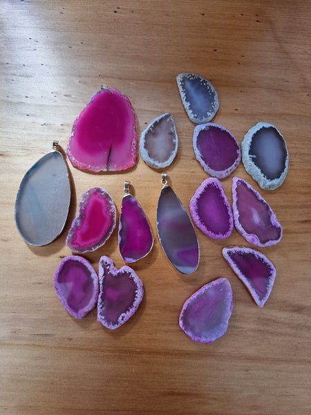 Agate slice Jewellery & Decor