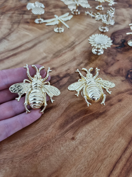 Bee Gold Drawer handle pull