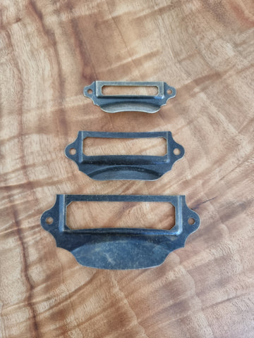 Label Drawer handle - 3 sizes