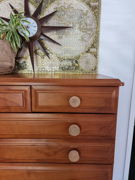 Rattan Drawer handle pull - 2 sizes 35mm/50mm