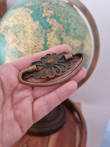Drawer handle ornate ring pull