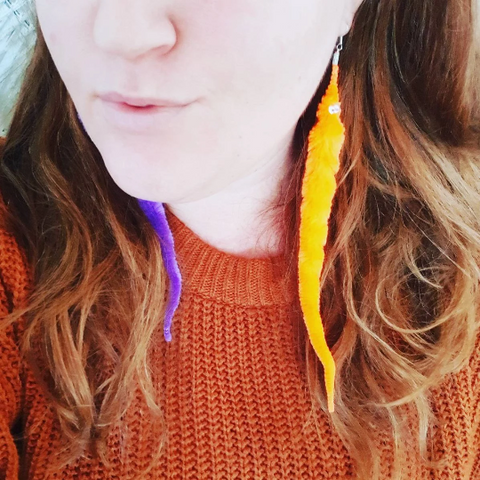 Fluffy Worm Jewellery