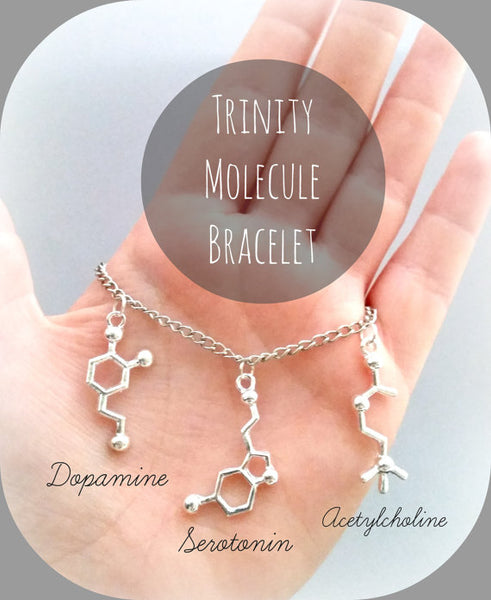 Serotonin Molecule Jewellery