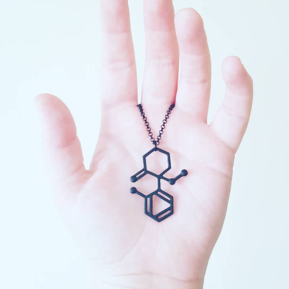 Ketamine Molecule Jewellery