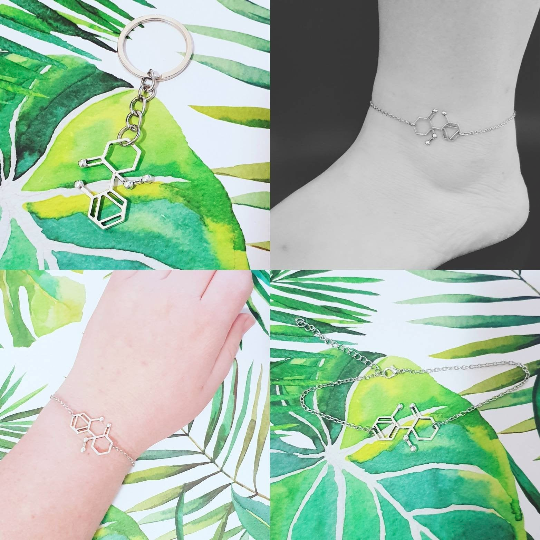 Ketamine Molecule Jewellery