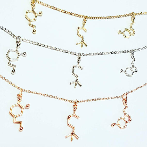 Acetylcholine Molecule Jewellery