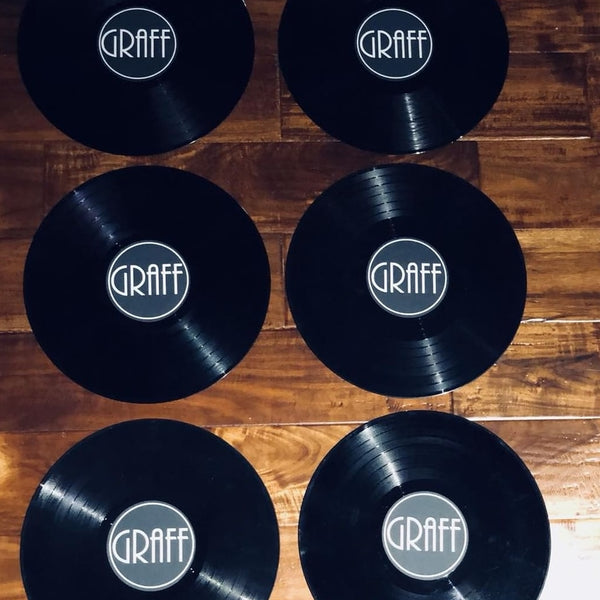 Vinyl Record with custom label- Write messages for special occasions!