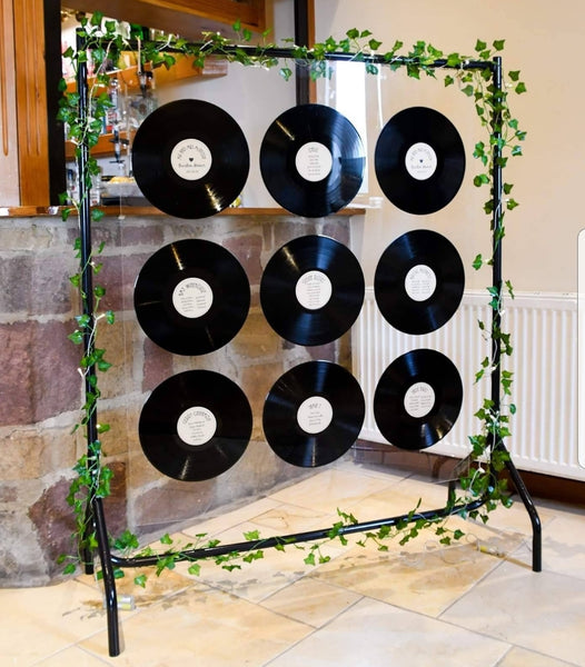 Vinyl Record with custom label- Write messages for special occasions!