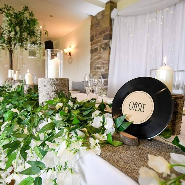 Vinyl Record with custom label- Write messages for special occasions!