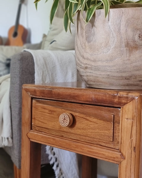 Rattan Drawer handle pull - 2 sizes 35mm/50mm