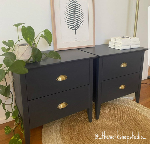 Metal Drawer handle pull - Cup Shell