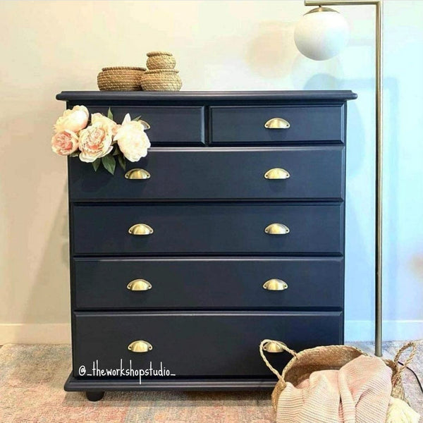 Metal Drawer handle pull - Cup Shell