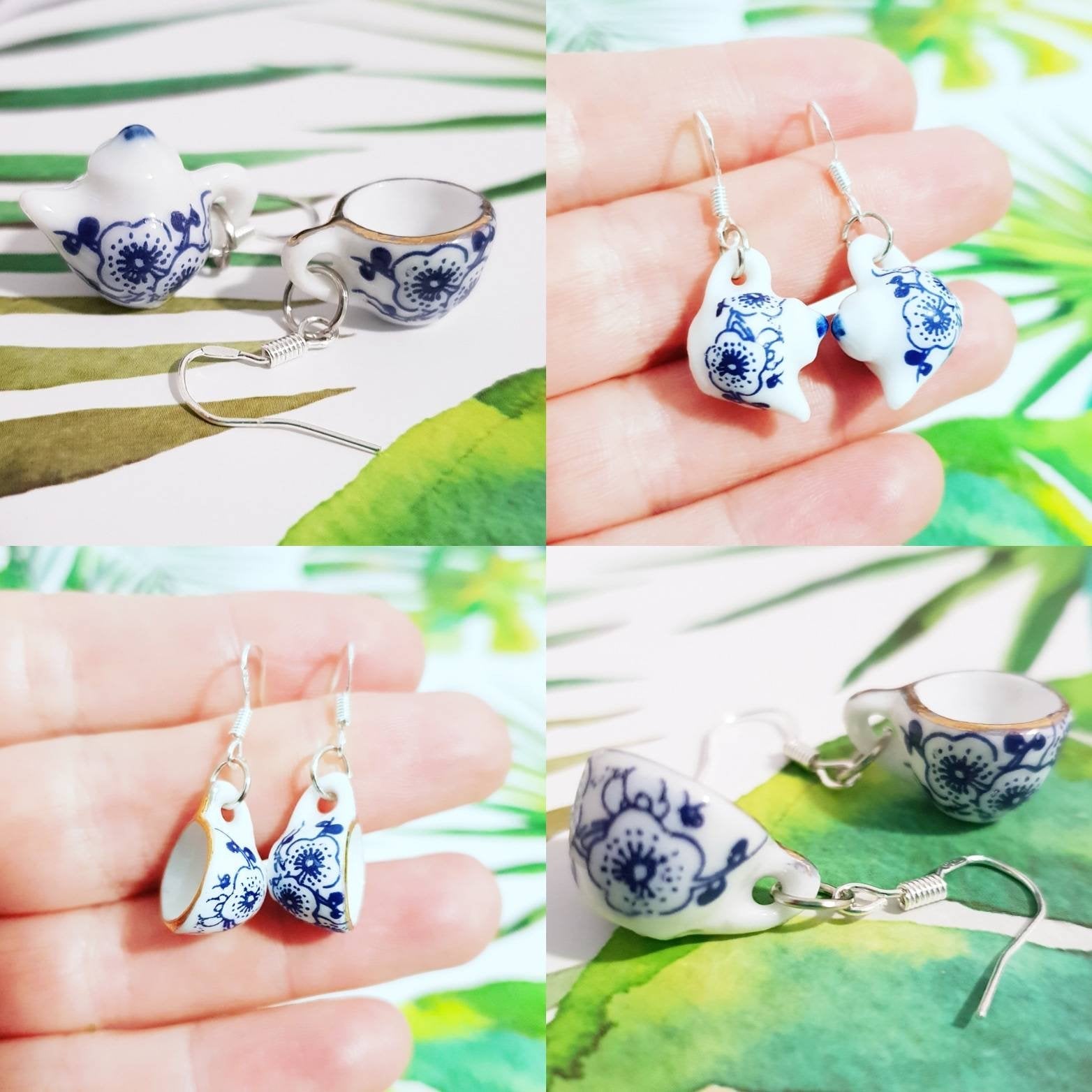 Teacup and Teapot Ceramic Jewellery