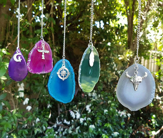 Agate slice Jewellery & Decor