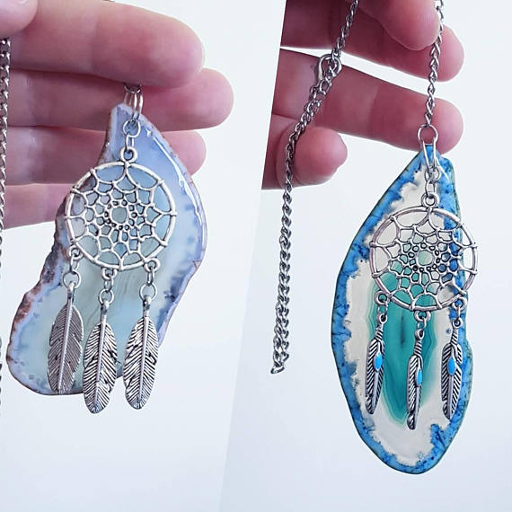 Agate slice Jewellery & Decor