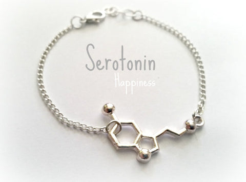 Serotonin Molecule Jewellery