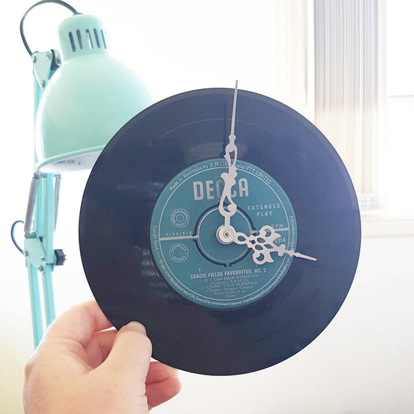 Record Clock - Guitar Picks