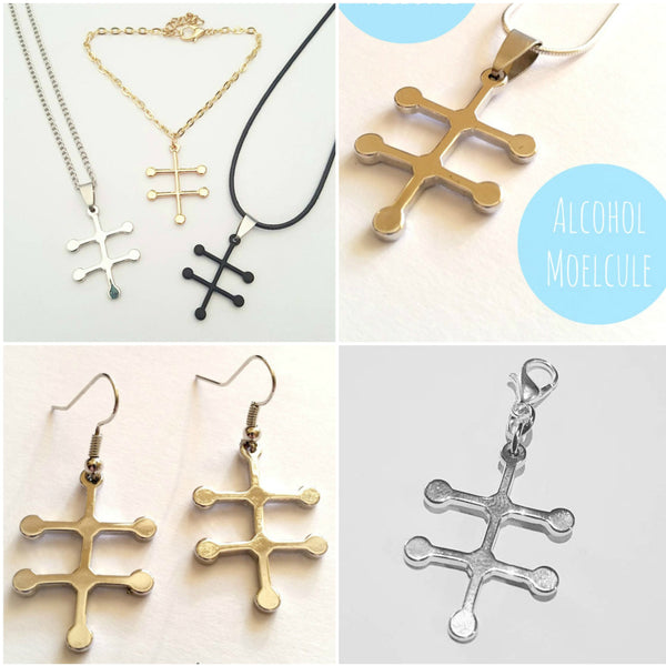 Alcohol Molecule Jewelry