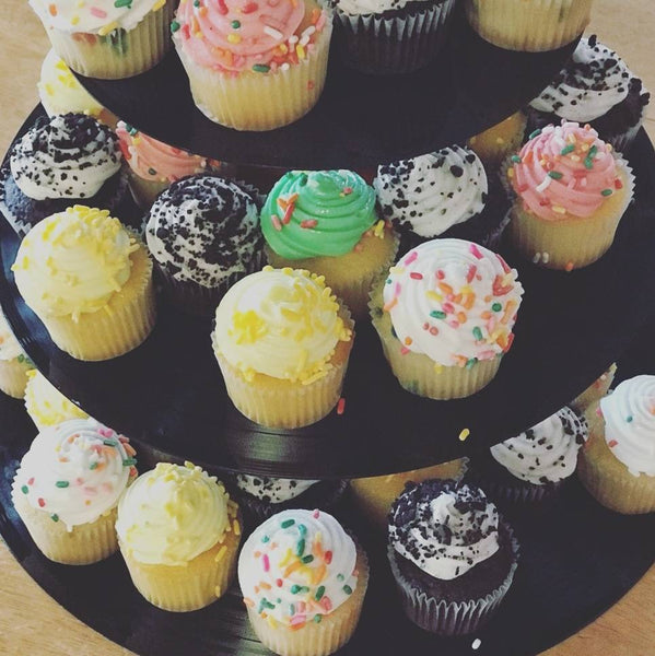 WHOLESALE 30 x Record Cupcake Tier Stand Cake Theme 50's 60's 70's 80's Decoration Wedding Retro Disco Vintage Vinyl Birthday party