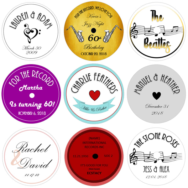Custom Vinyl Record Label