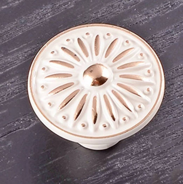 Drawer handle pull knob Antique Vintage look
