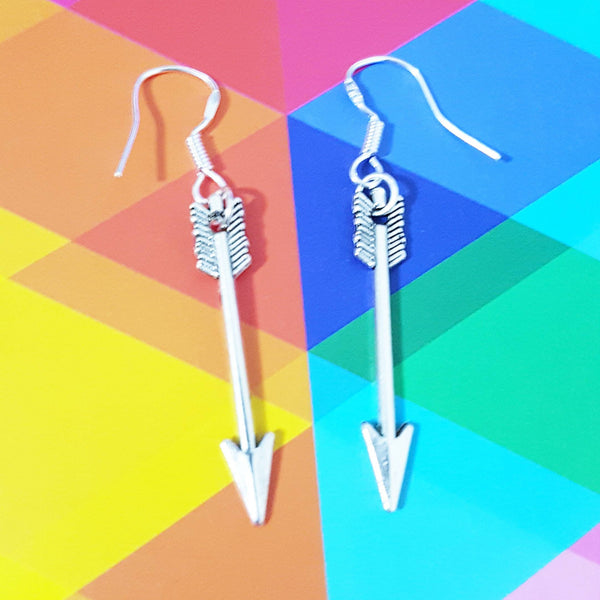 Arrow Jewelry Earrings Necklace Keychain Collar Pins Badge Phone Charm Car Keyring Choker Bookmark Jewellery Studs Gypsy Bohemian Archery