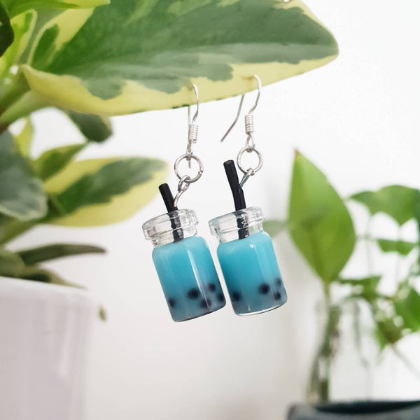 Bubble Tea Jewelry Necklace Earrings Keychain Bracelet Anklet Badge Phone Charm Keyring Collar Pins choker phone car tapioca boba kawaii
