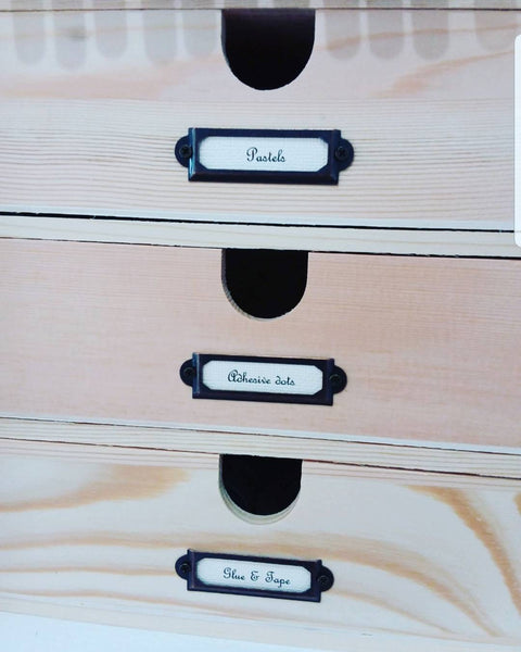 Metal Drawer Label
