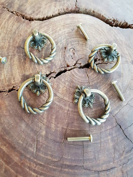 Metal Drawer handle ring pull
