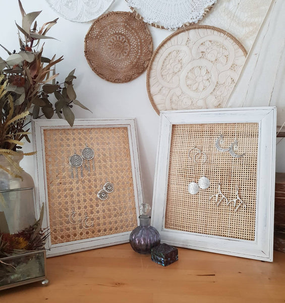 Rattan Jewelelry holder display