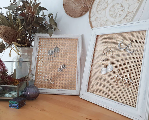 Rattan Jewelelry holder display