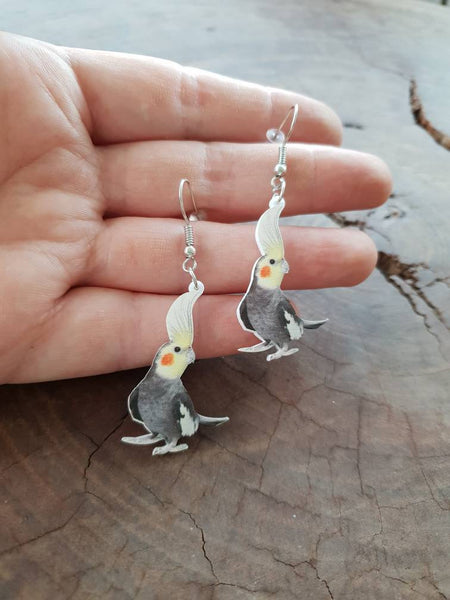 Bird Jewellery Keychain Necklace choker Bracelet phone charm Earrings Anklet Badge Collar Pins keyring quirky jewelry Alternative Alt Parrot