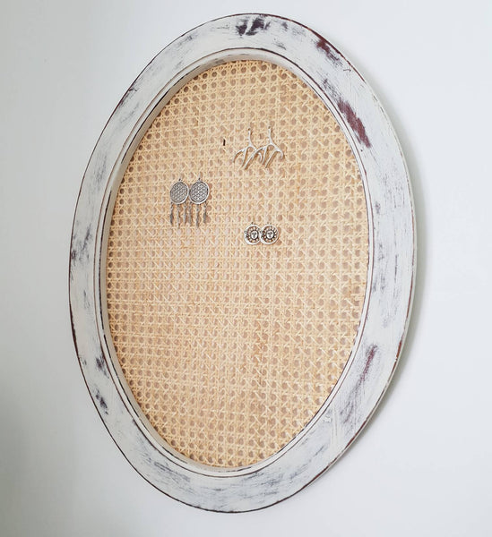 Rattan Jewelelry holder display