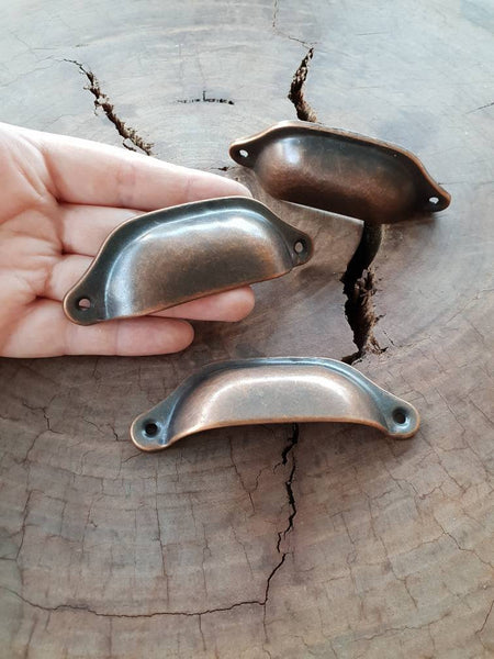 Large Metal Drawer handle cup pull