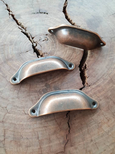 Large Metal Drawer handle cup pull