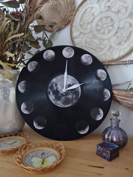 Moon Phase Record Clock