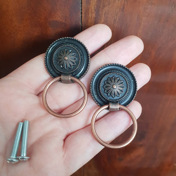 Metal Drawer handle ring pull 30mm