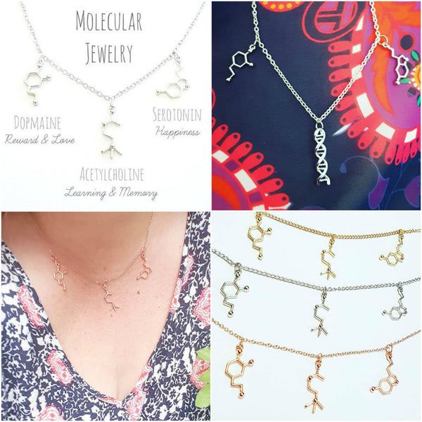 Acetylcholine Molecule Jewellery