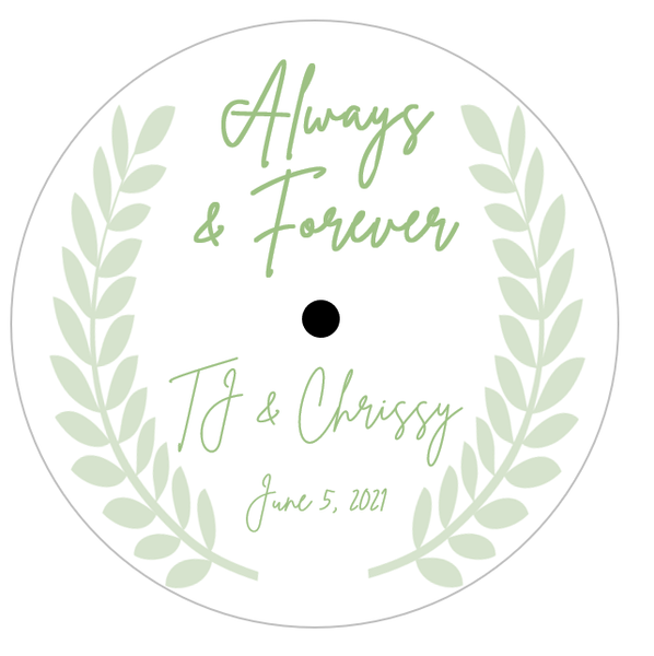 DIGITAL FILE for Custom Vinyl Record Label