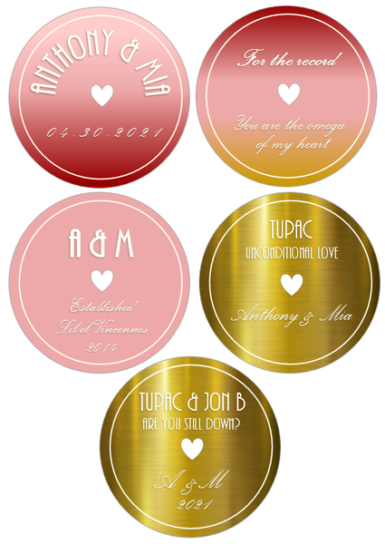DIGITAL FILE for Custom Vinyl Record Label